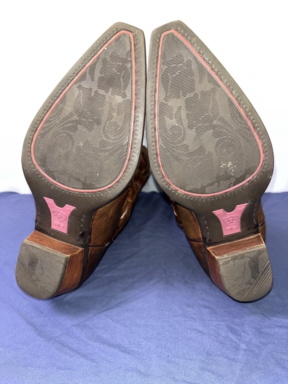 Ariat Heritage Women’s Brown Leather Western Boots - Picture 7 of 15